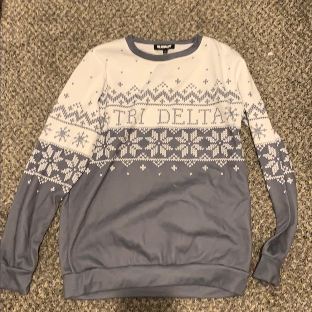 Tri Delta Christmas Sweater